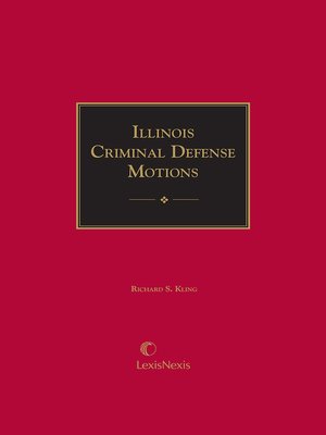 cover image of Illinois Criminal Defense Motions